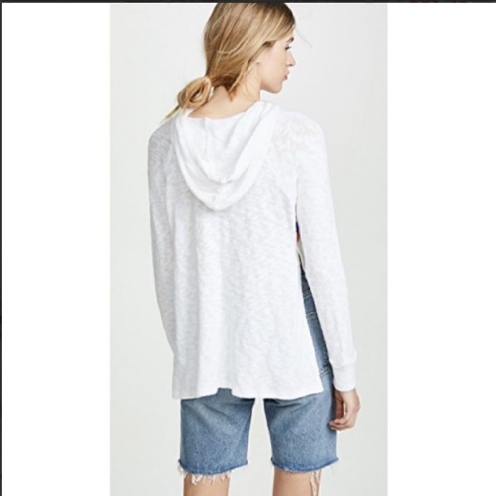 NWT Sundry Stripe slit sided hoodie size 2 - Picture 5 of 10